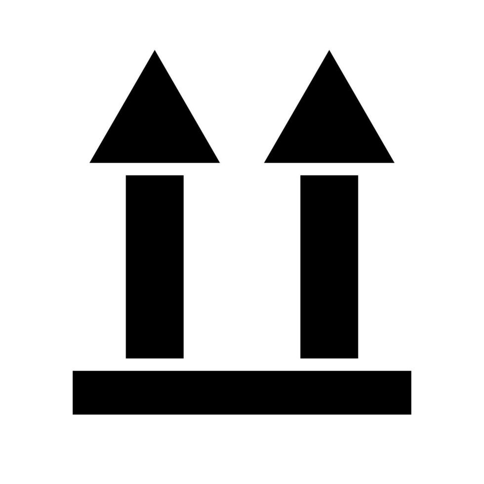 This Side Up Packaging Symbol vector