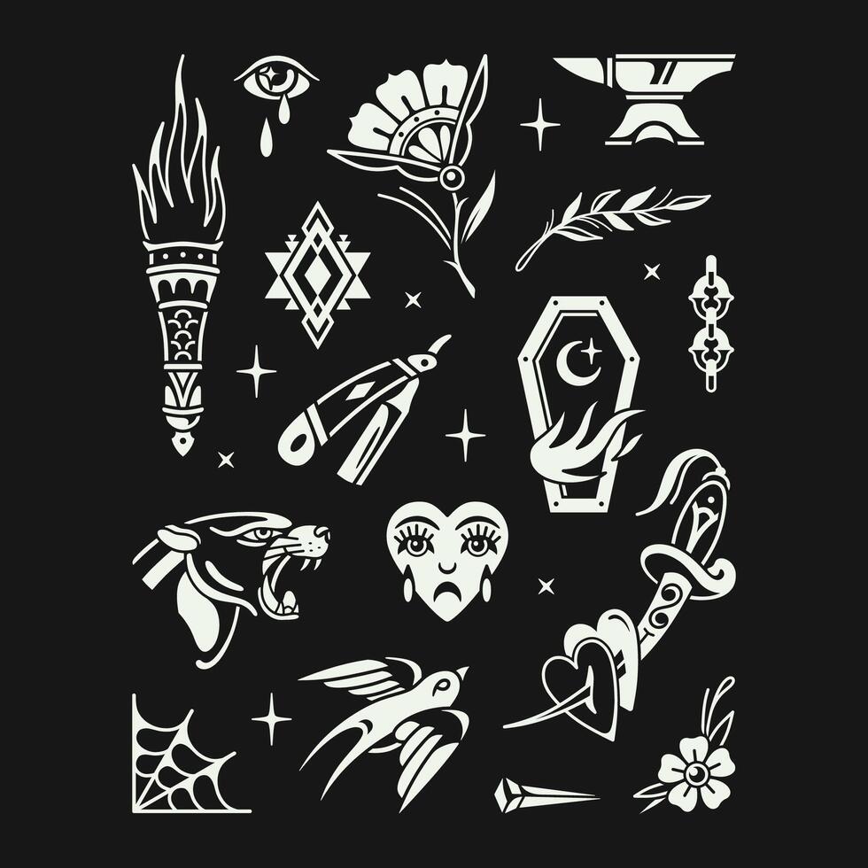 額縁 Old school tattoo FLASH graphic Old School Tattoo Clipart, 45 Png Traditional Tattoo Art