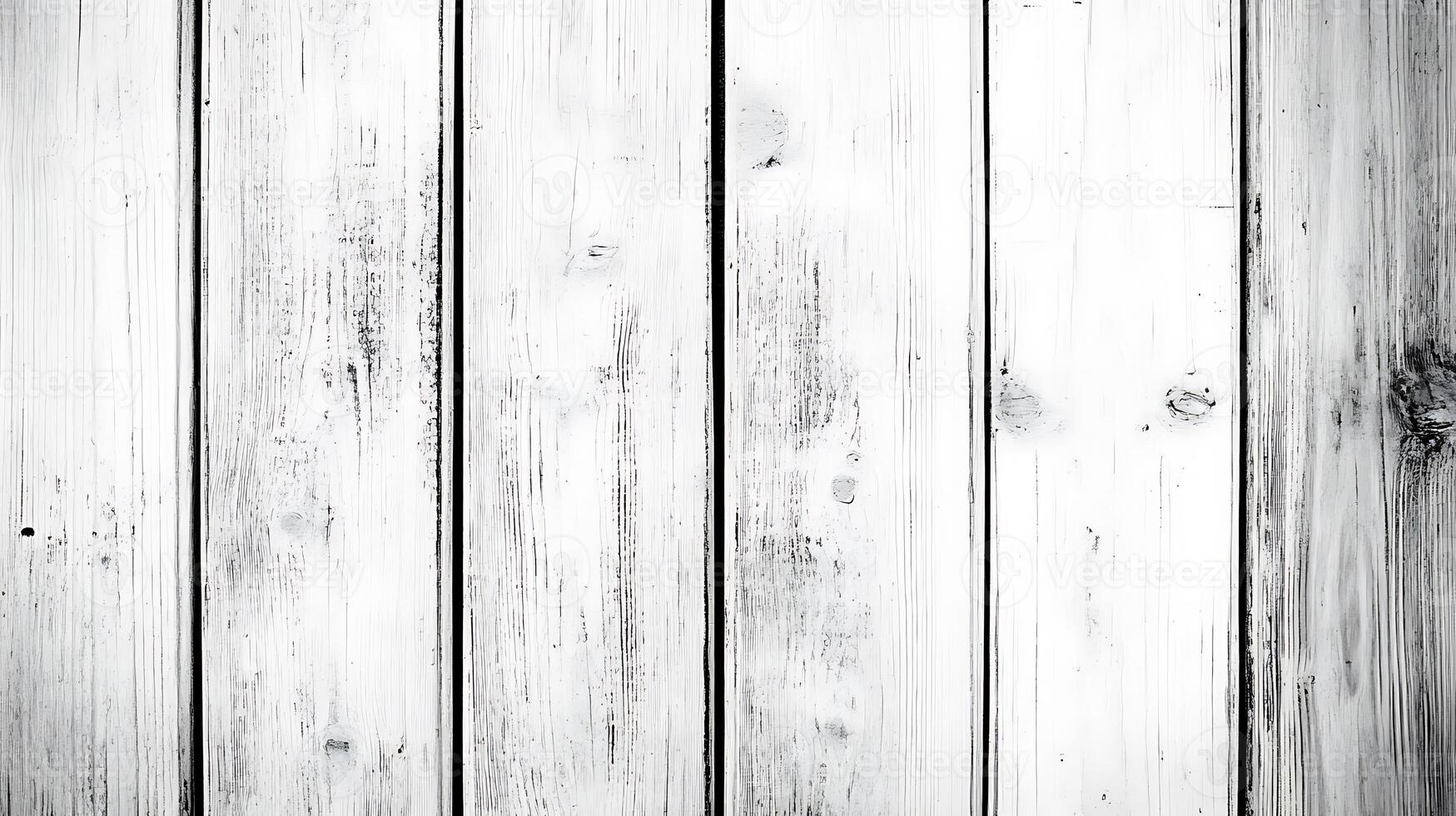 Smooth whitewashed wood planks with subtle grain texture, creating a clean and airy minimalist background photo