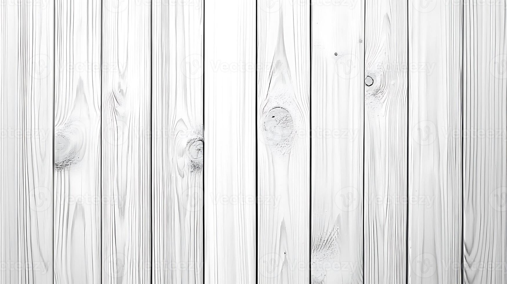 Smooth whitewashed wood planks with subtle grain texture, creating a clean and airy minimalist background photo