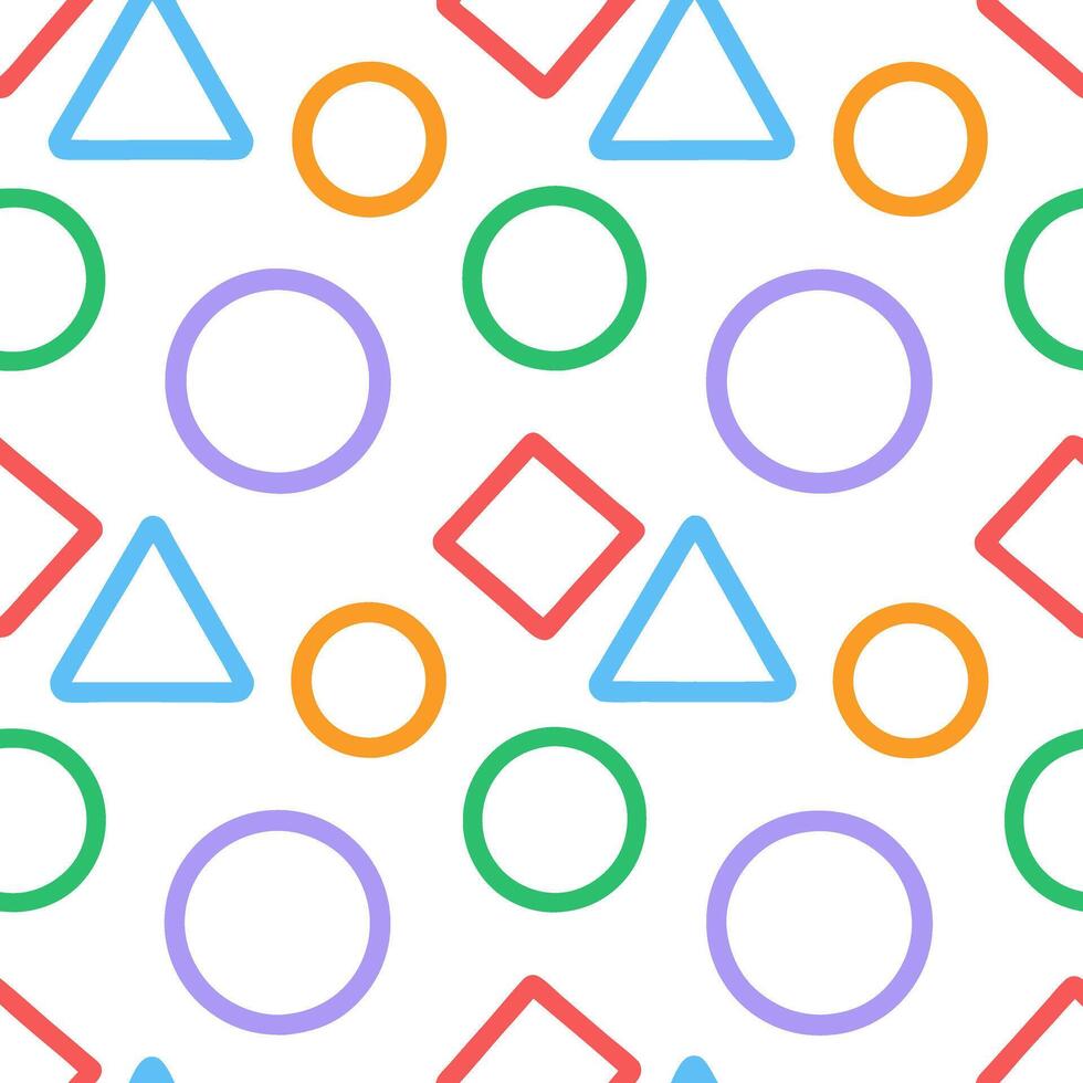 Stunning Hand-Drawn Geometric Rainbow Design cute beautiful hand drawn colorful line pattern art illustration vector