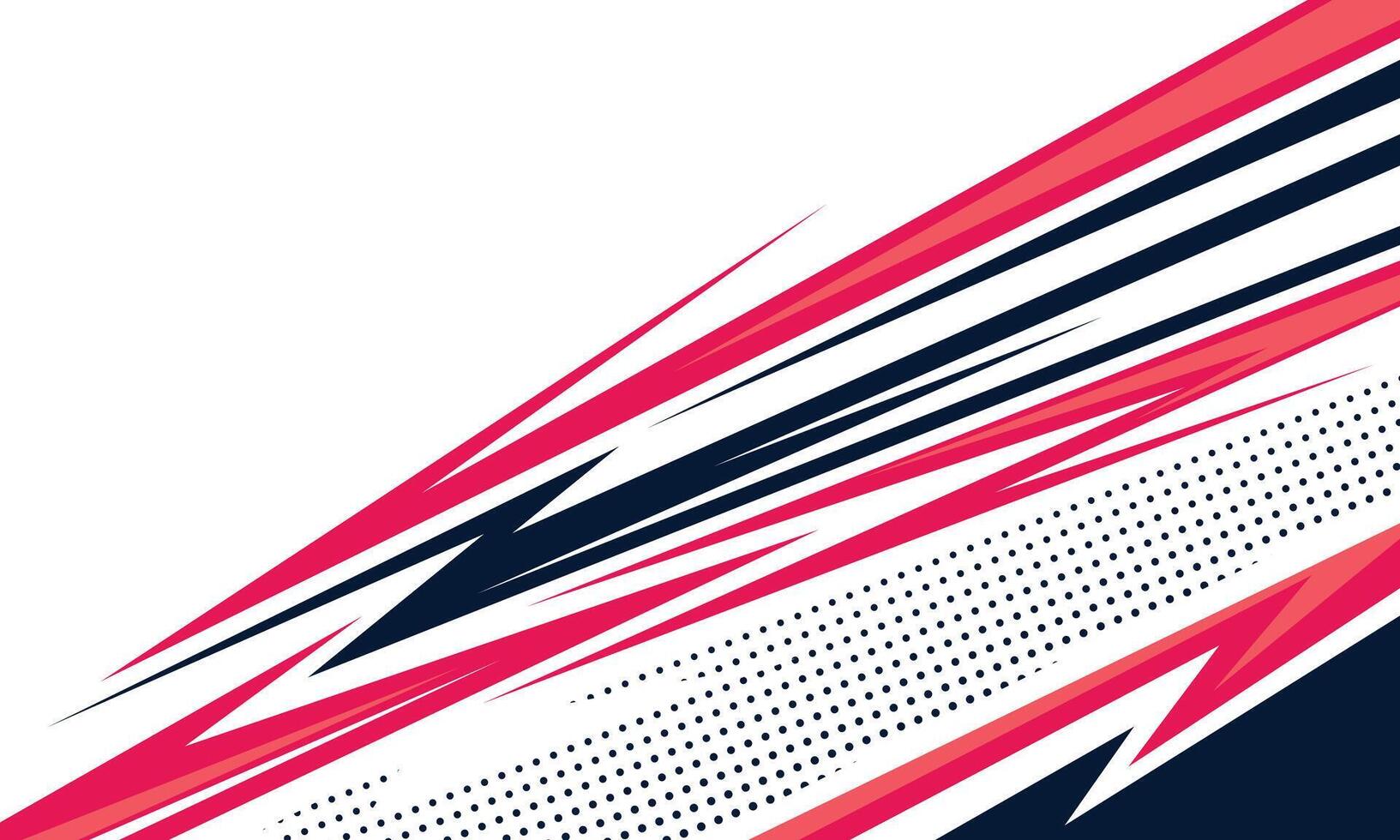 Modern geometric stripes racing background for car wrap stickers vector