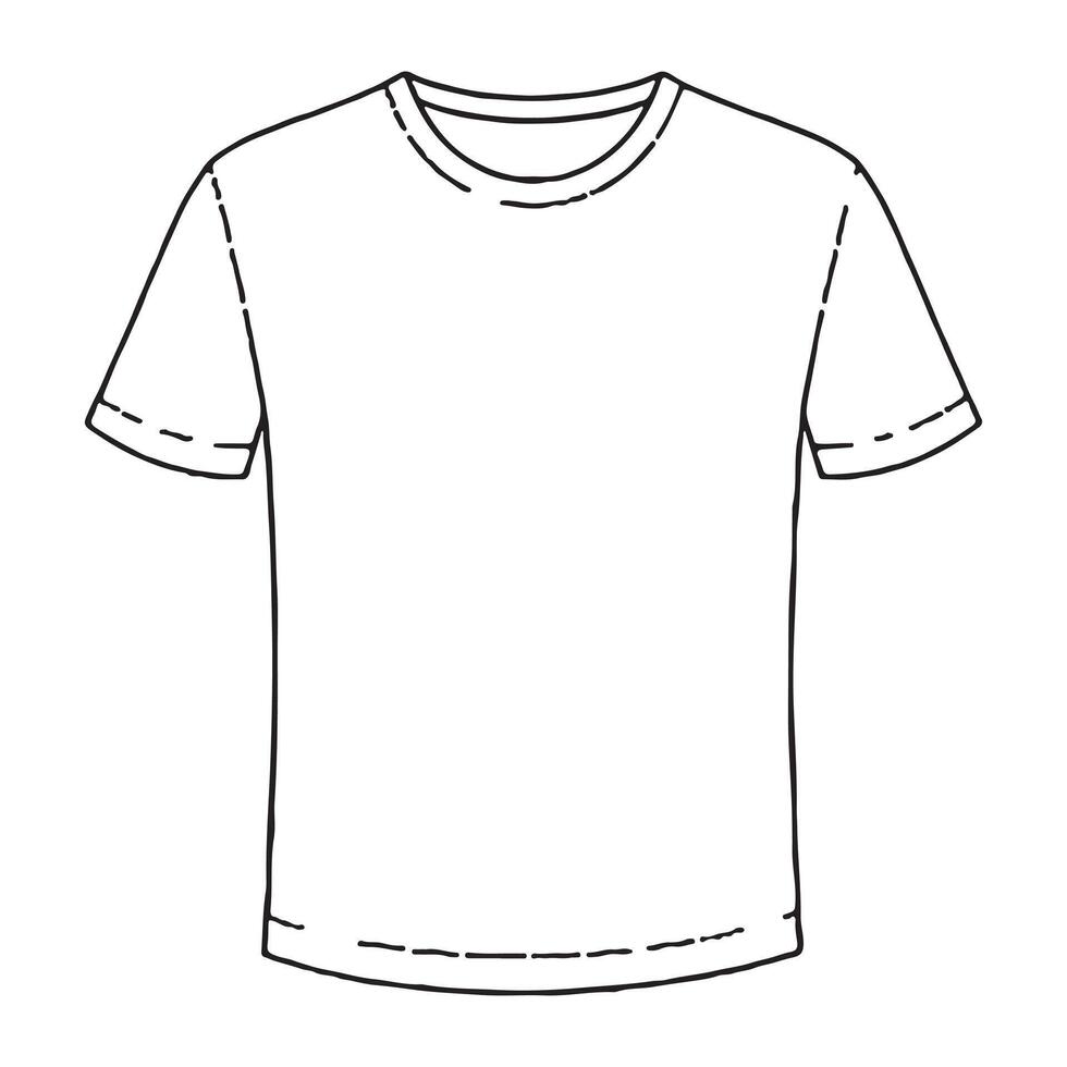 T-shirt with an oversized design vector