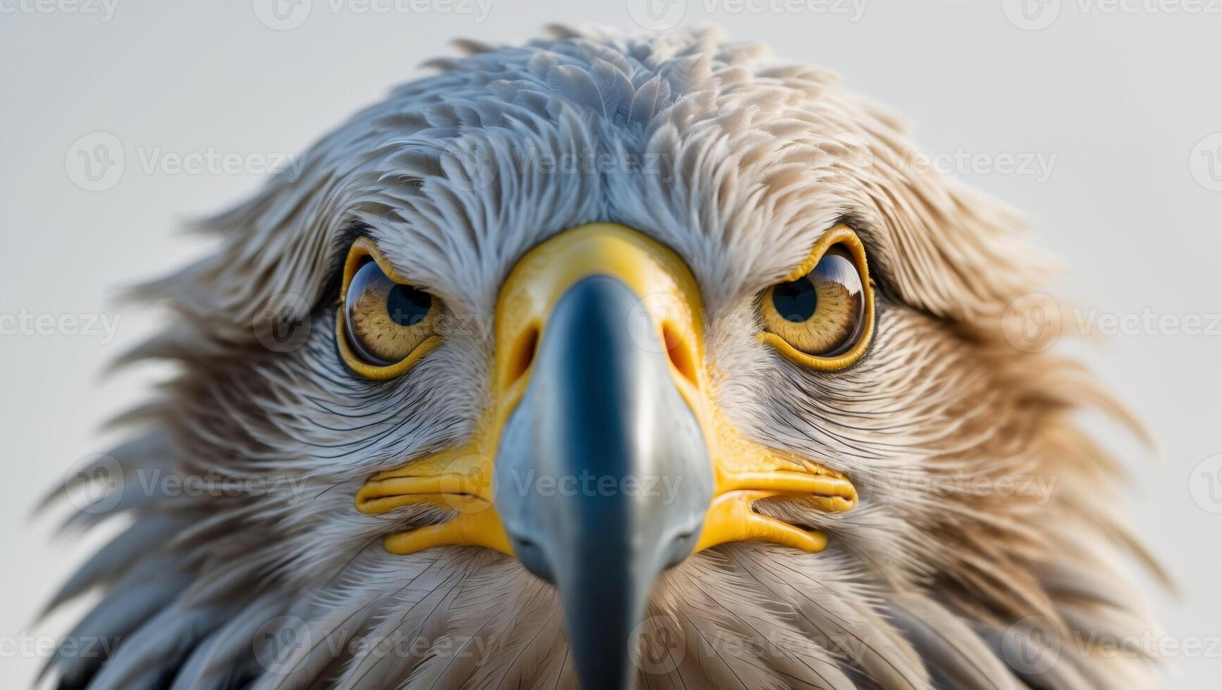 A majestic eagle's eye a window to the soul of the bird photo