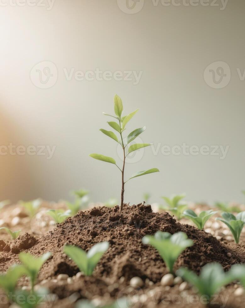 Planting a Sapling Gardening Soil Growth Spring photo