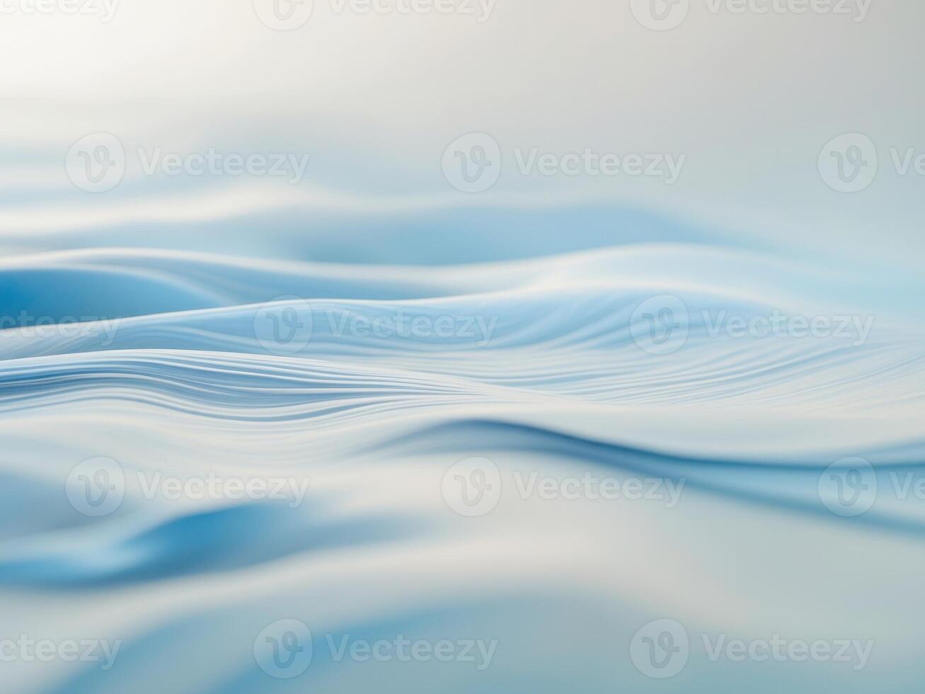 Serene river flow abstract blue waves and gentle gradients photo