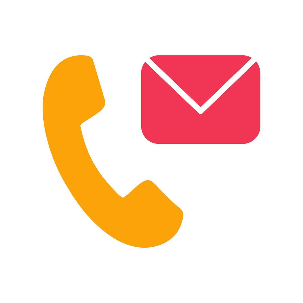 Contact Us Icon Design vector