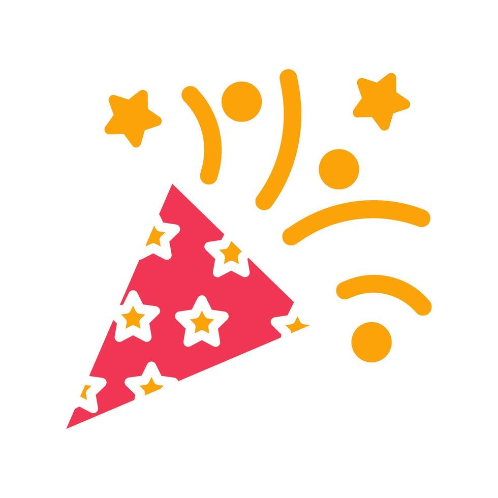 Confetti Icon Design vector