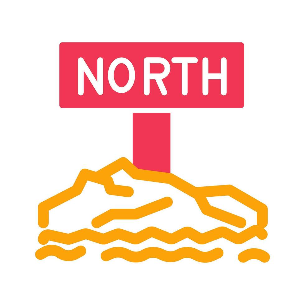 Northpole Icon Design vector