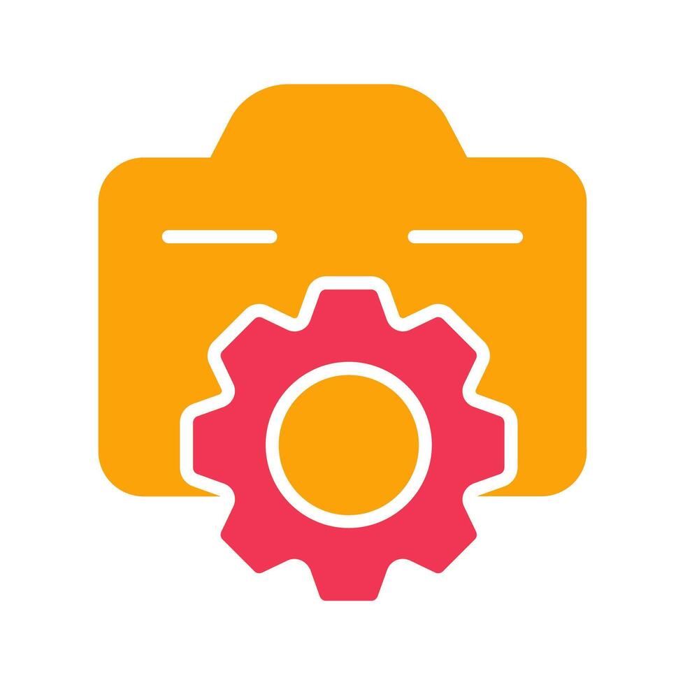 Photo Gear Icon Design vector