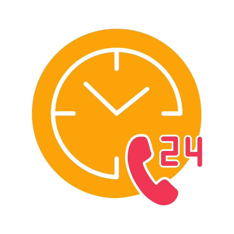 Phone Assistance Icon Design vector
