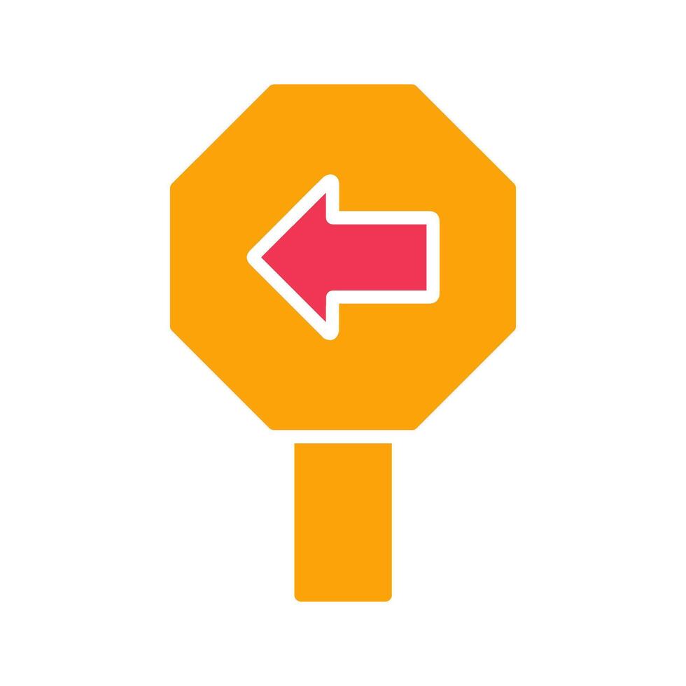Left Arrow Icon Design vector