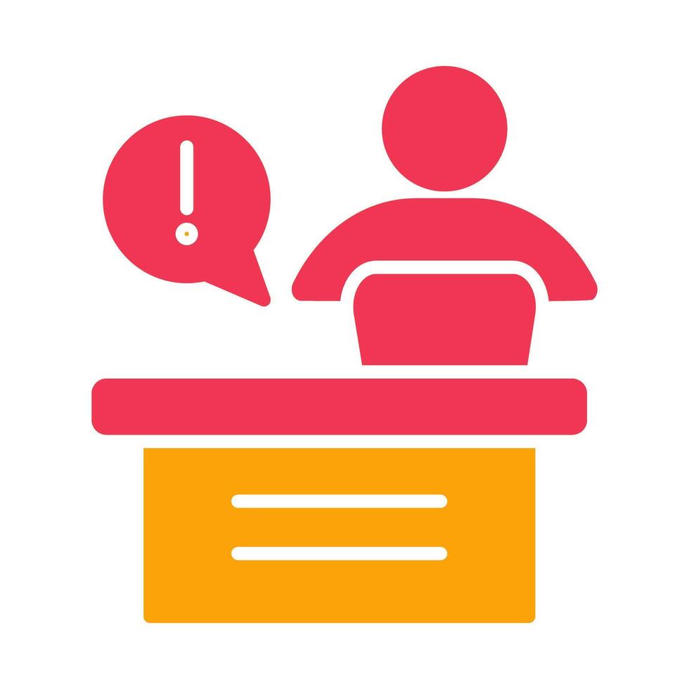 Service Desk Icon Design vector