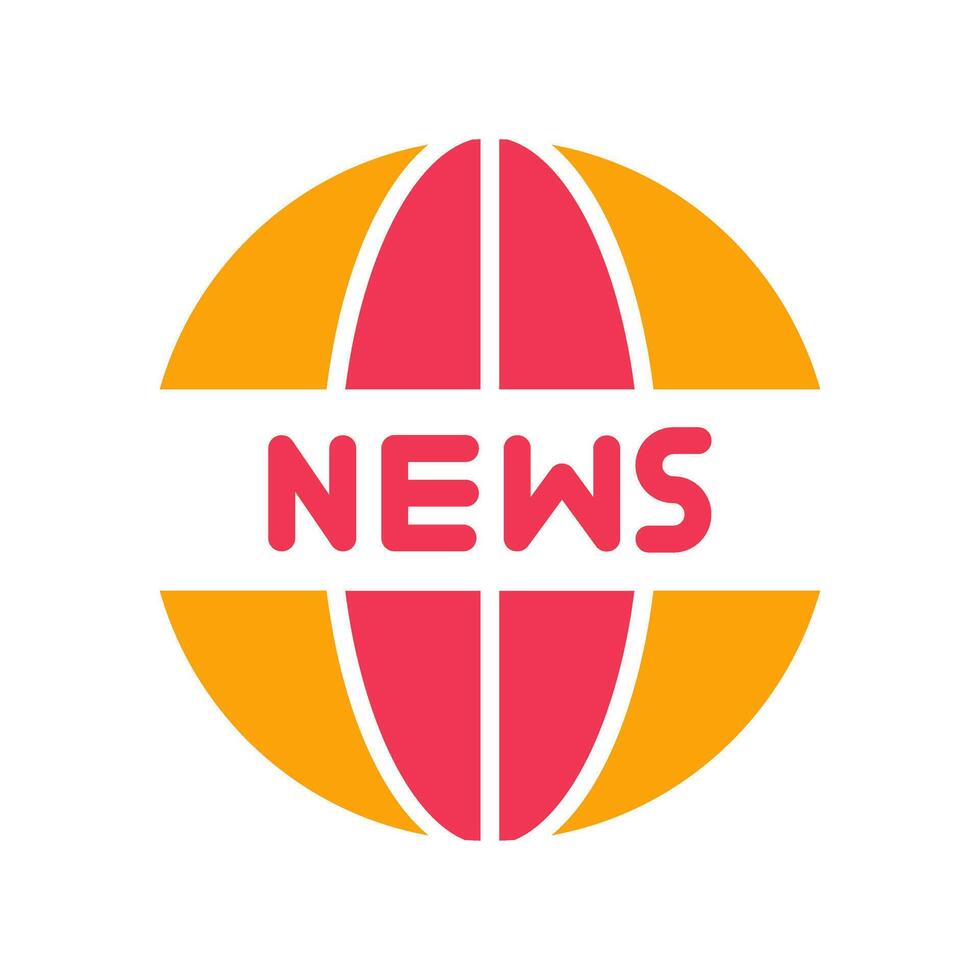 News Website Icon Design vector