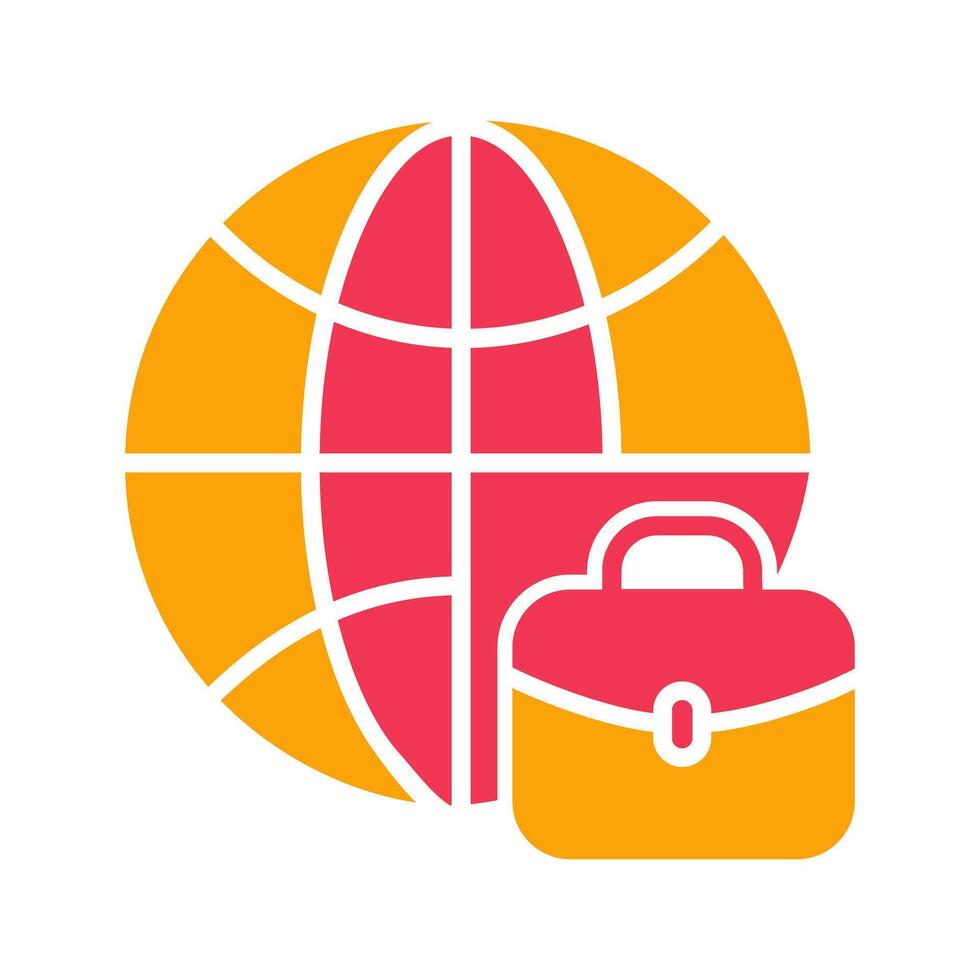 International Job Icon Design vector