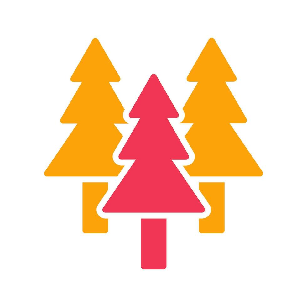 Evergreen Tree Icon Design vector
