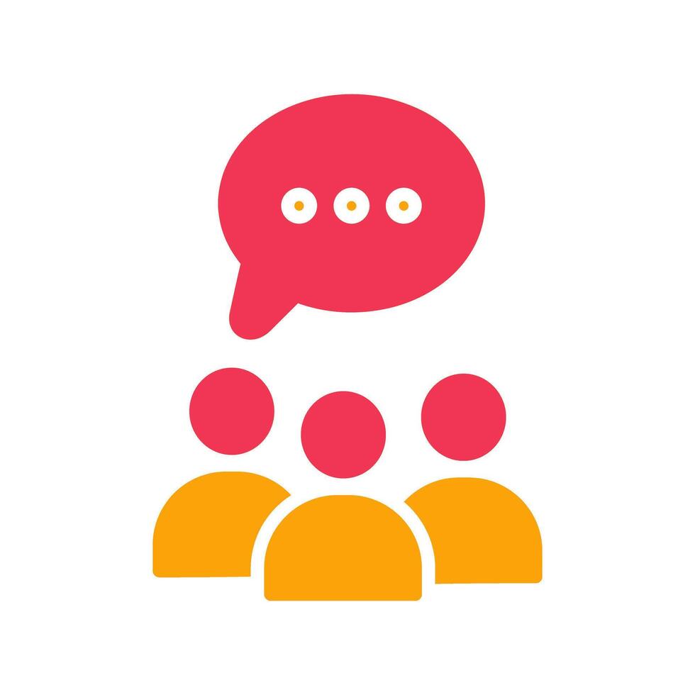 Group Chat Icon Design vector