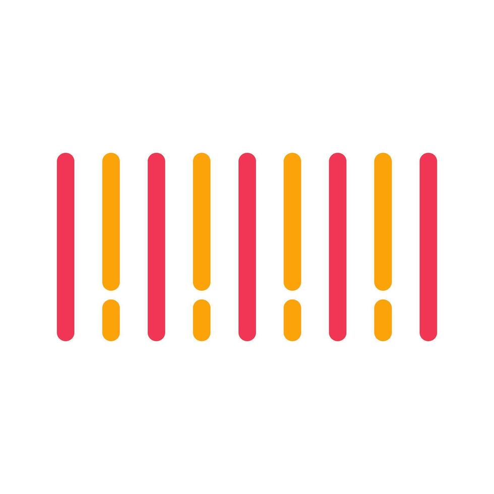 Barcode Icon Design vector
