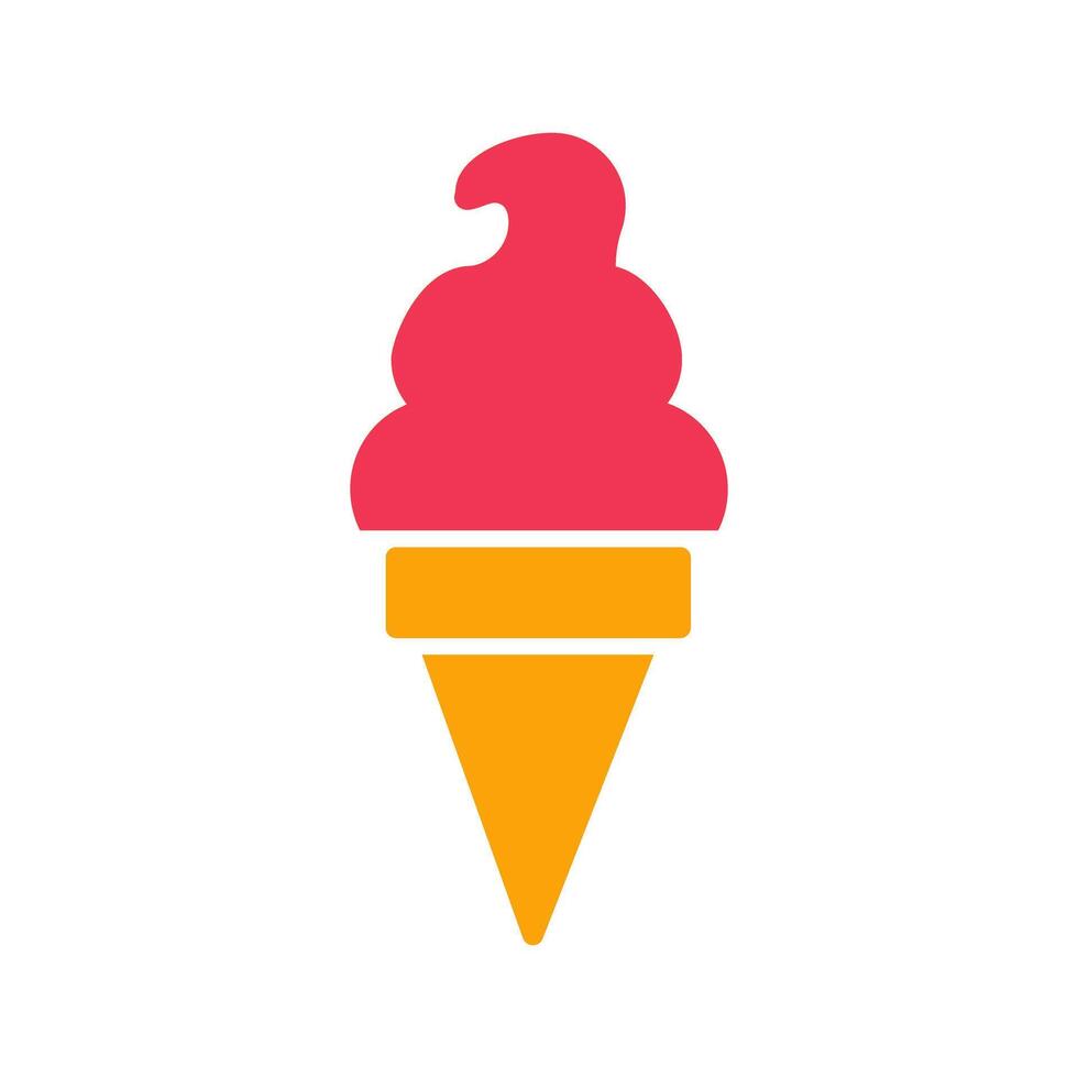 Ice Cream Icon Design vector