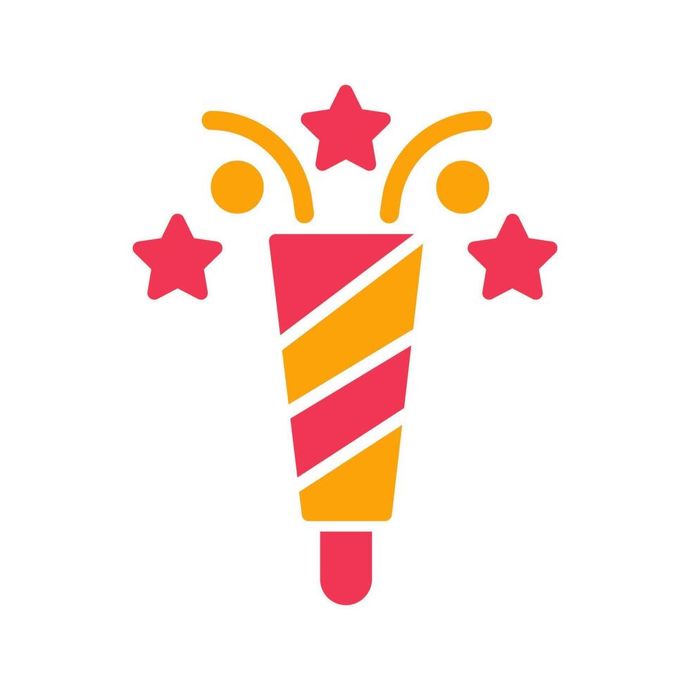 Popper Icon Design vector