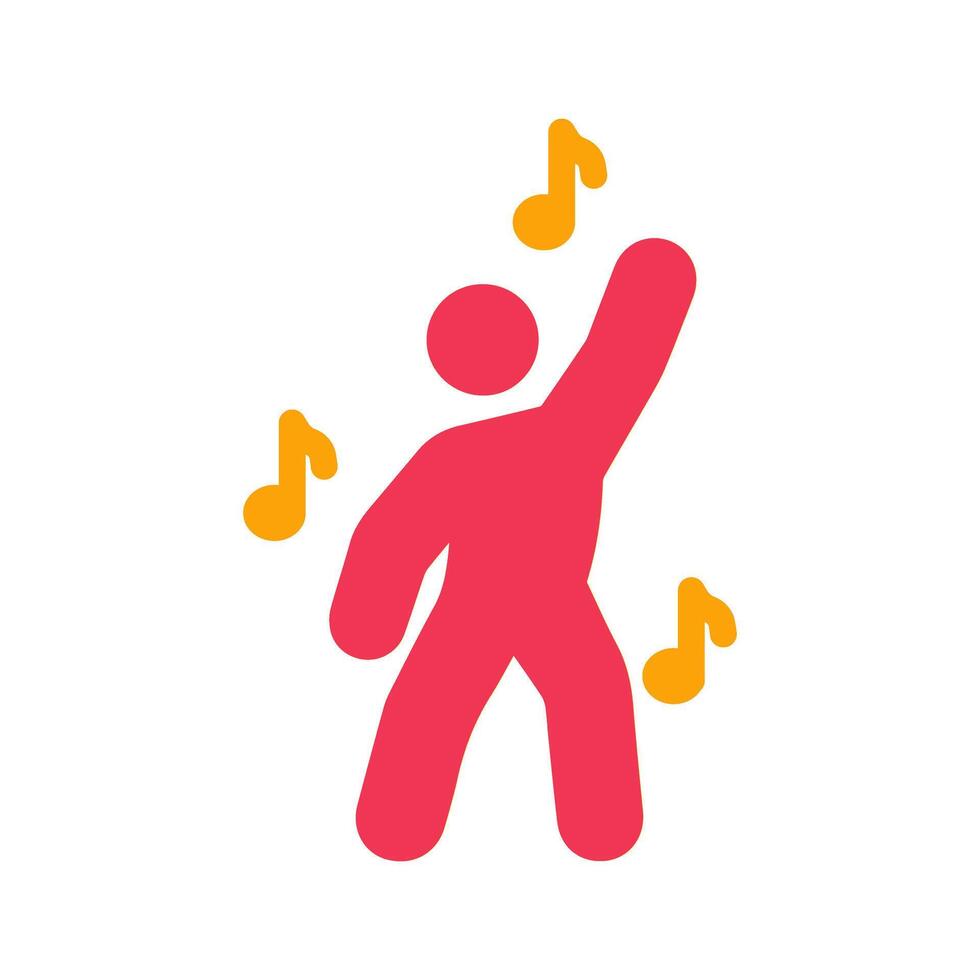 Music and Dance Icon Design vector