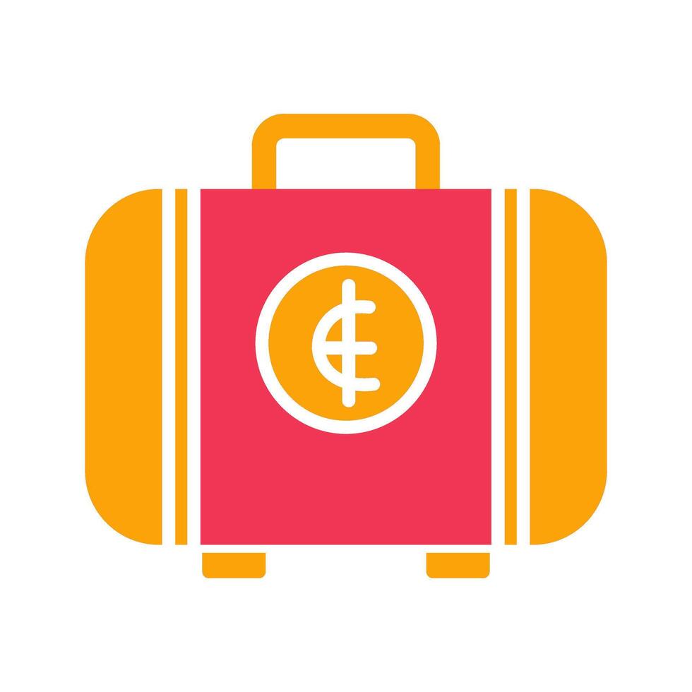 Suitcase Icon Design vector