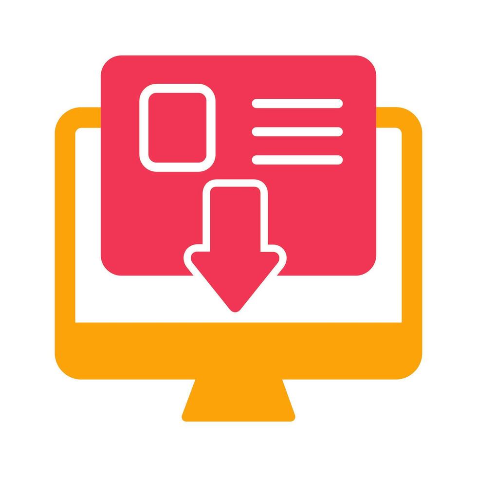 Landing Page Icon Design vector