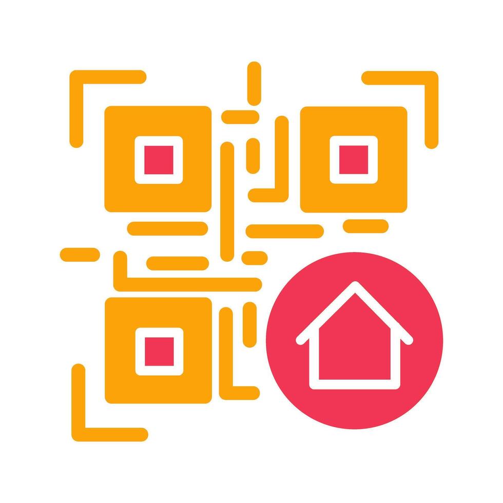 QR Code Menu Icon Design vector