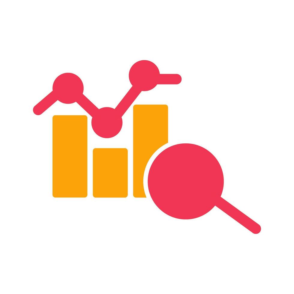 Data Analytics Icon Design vector