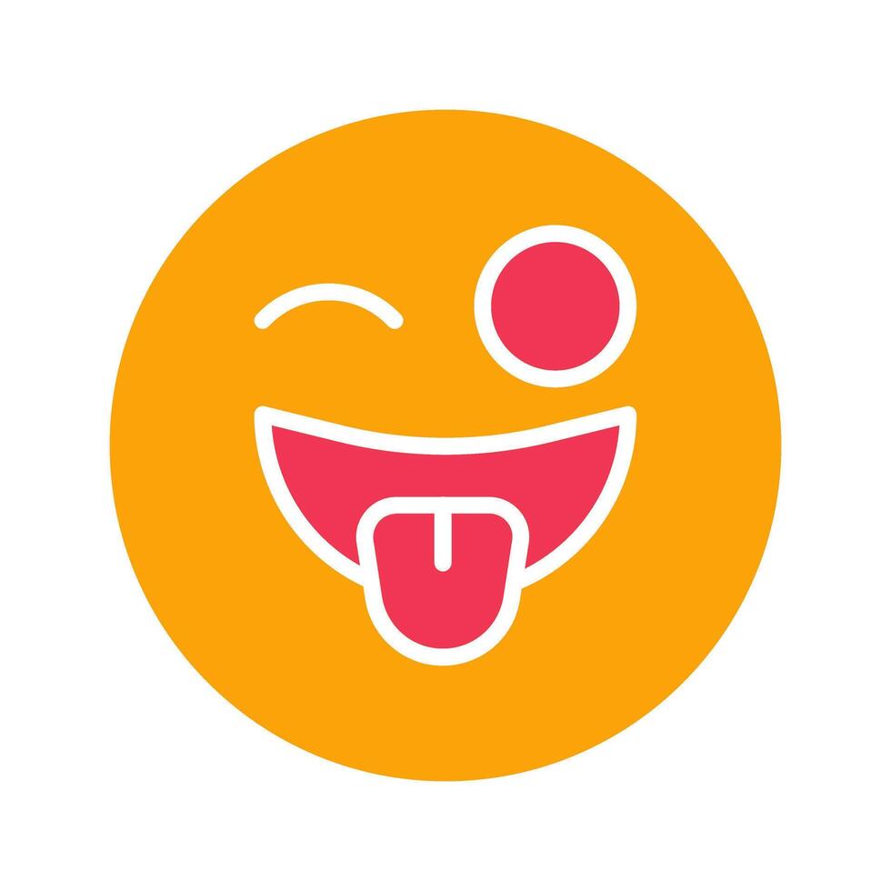 Zany Face Icon Design vector