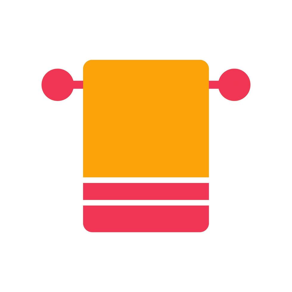 Bath Towels Icon Design vector