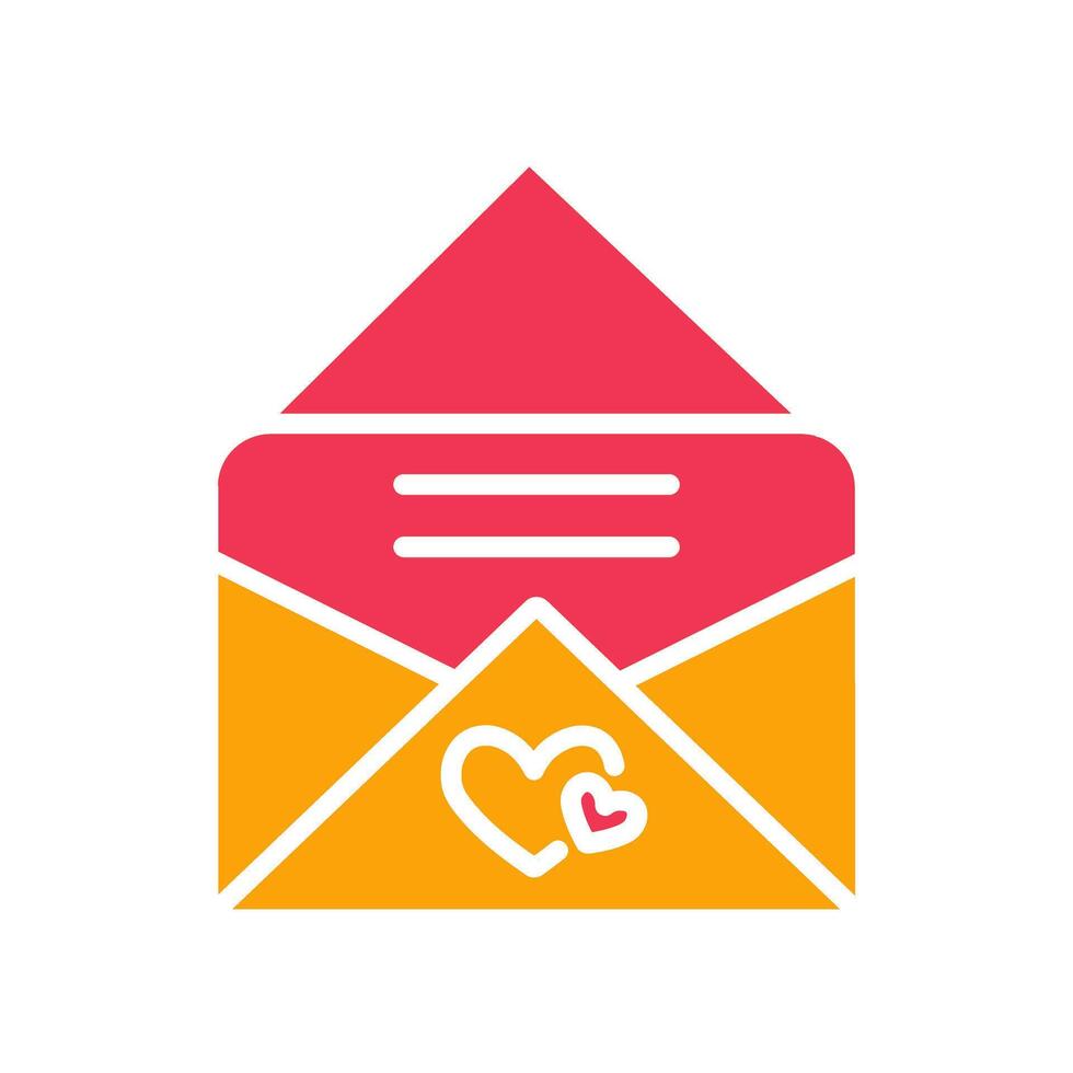 Love Letter Icon Design vector