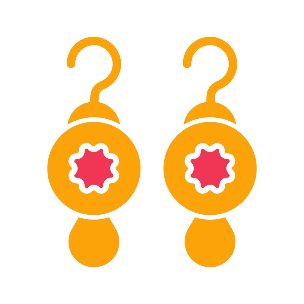 Earrings Icon Design vector