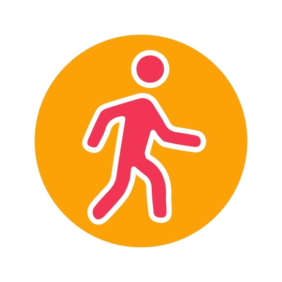 Person Walking Icon Design vector