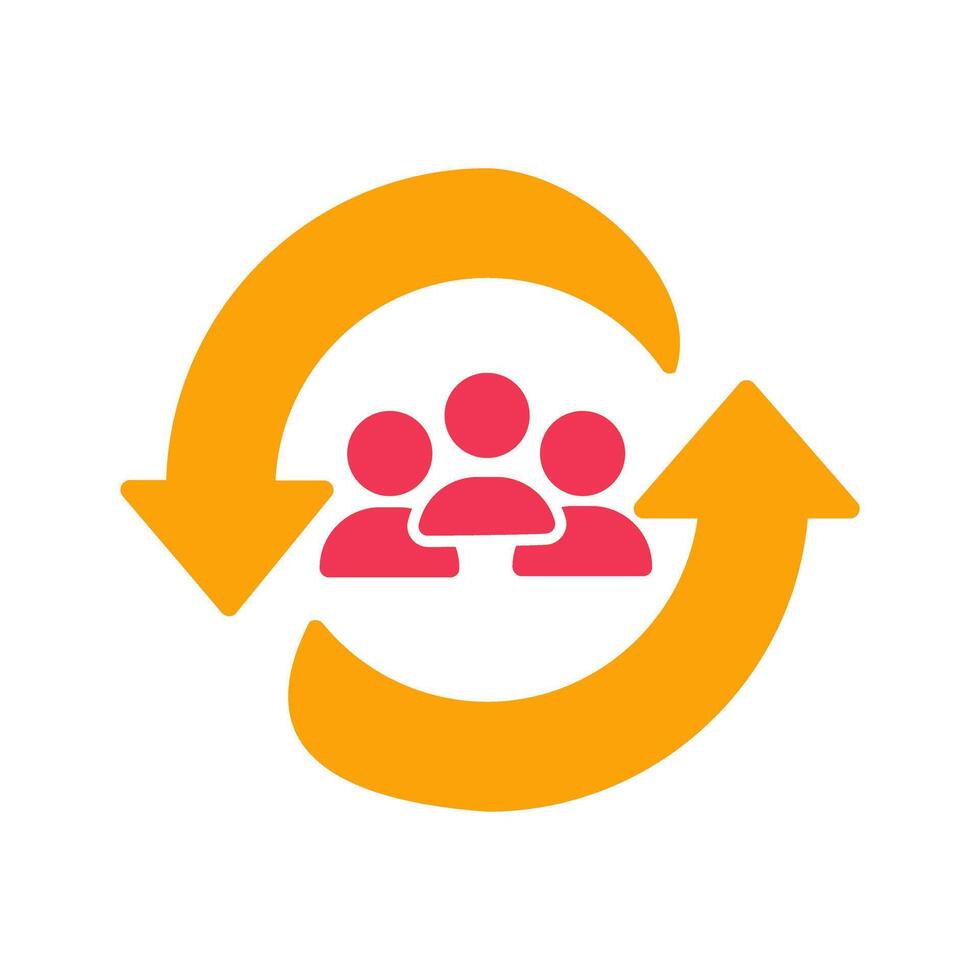 Career Change Icon Design vector