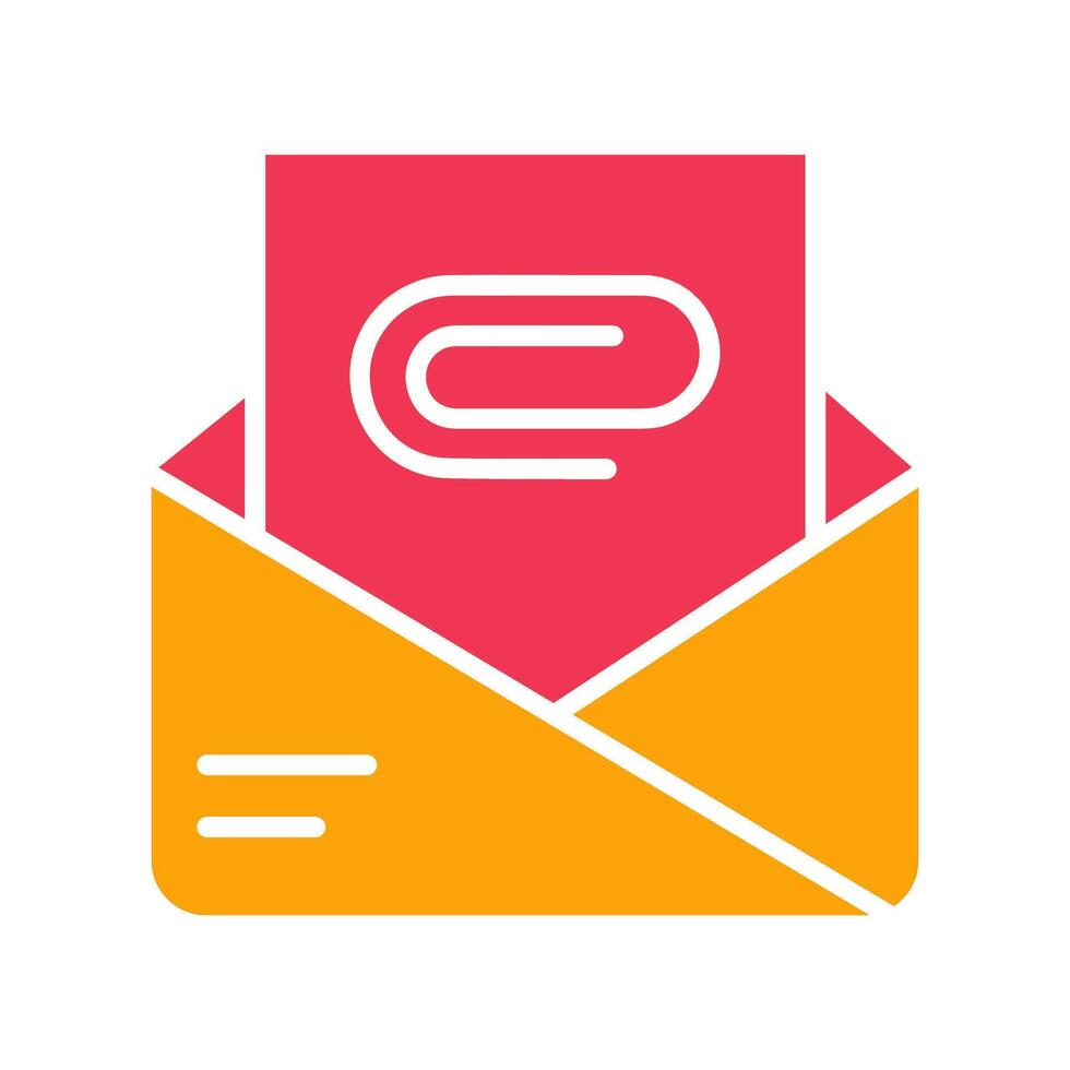 Attachment Clip Icon Design vector