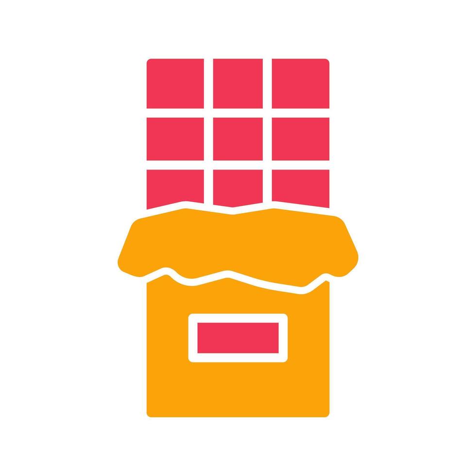 Chocolate Bar Icon Design vector