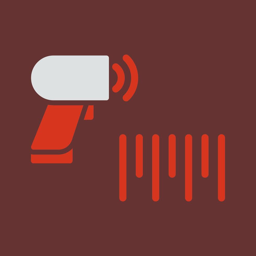 Barcode Scanner Icon Design vector