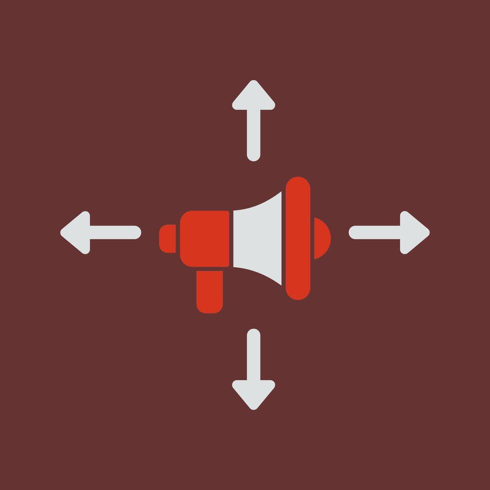 Ad Campaign Icon Design vector