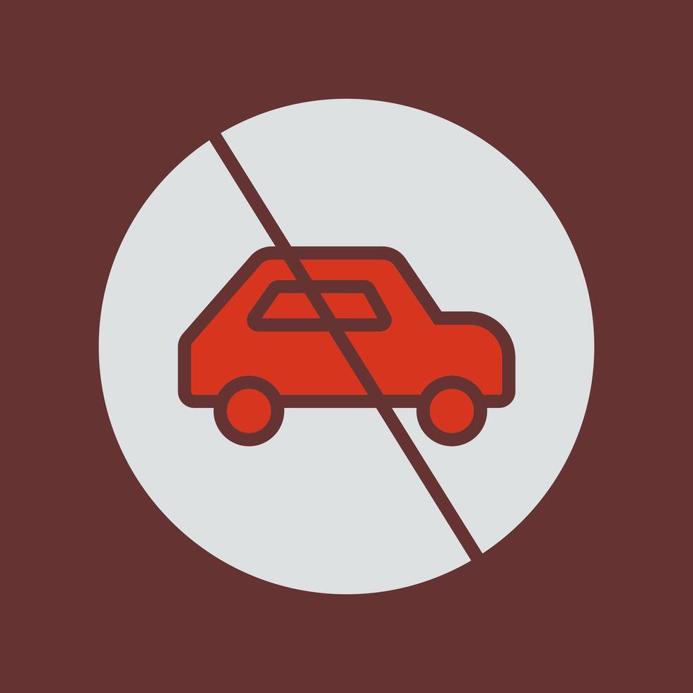 Prohibited Sign Icon Design vector