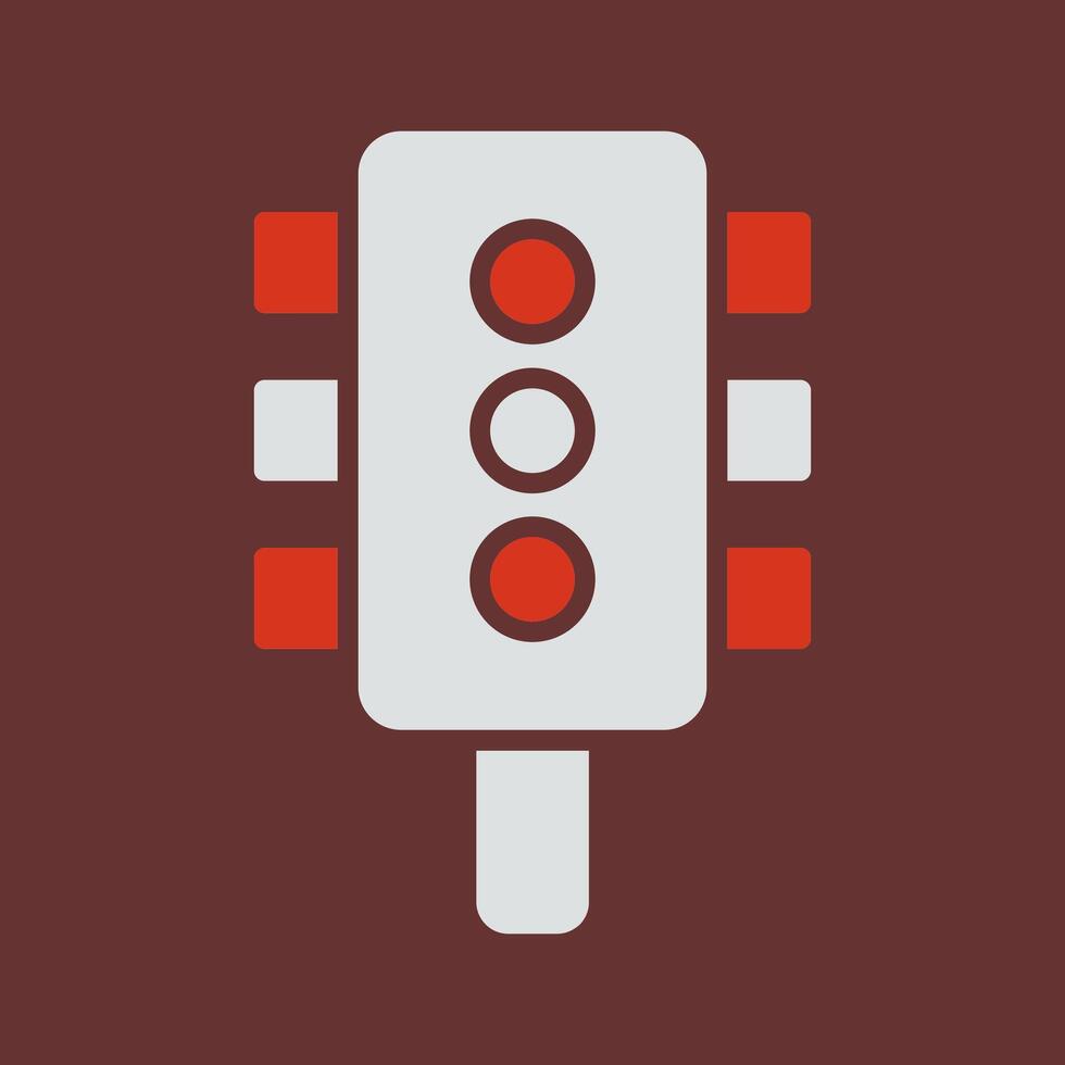 Traffic Light Icon Design vector