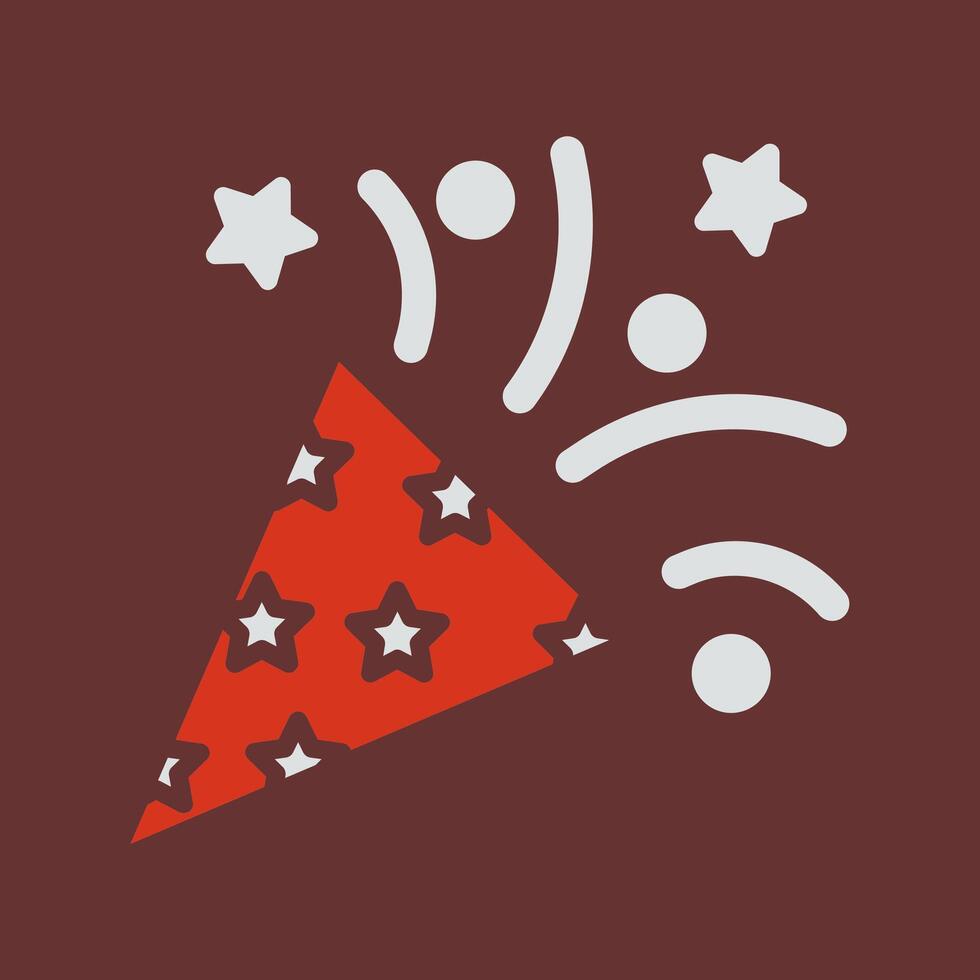 Confetti Icon Design vector