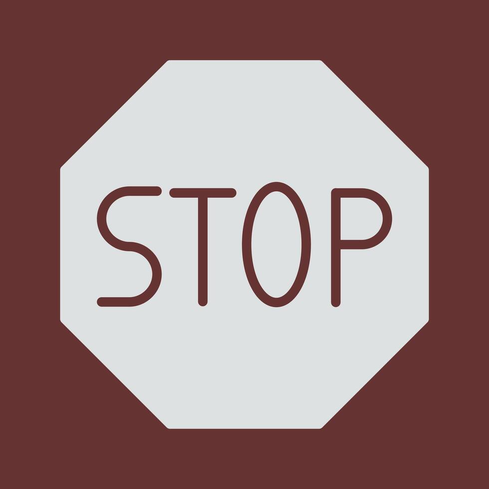 Stop Sign Icon Design vector