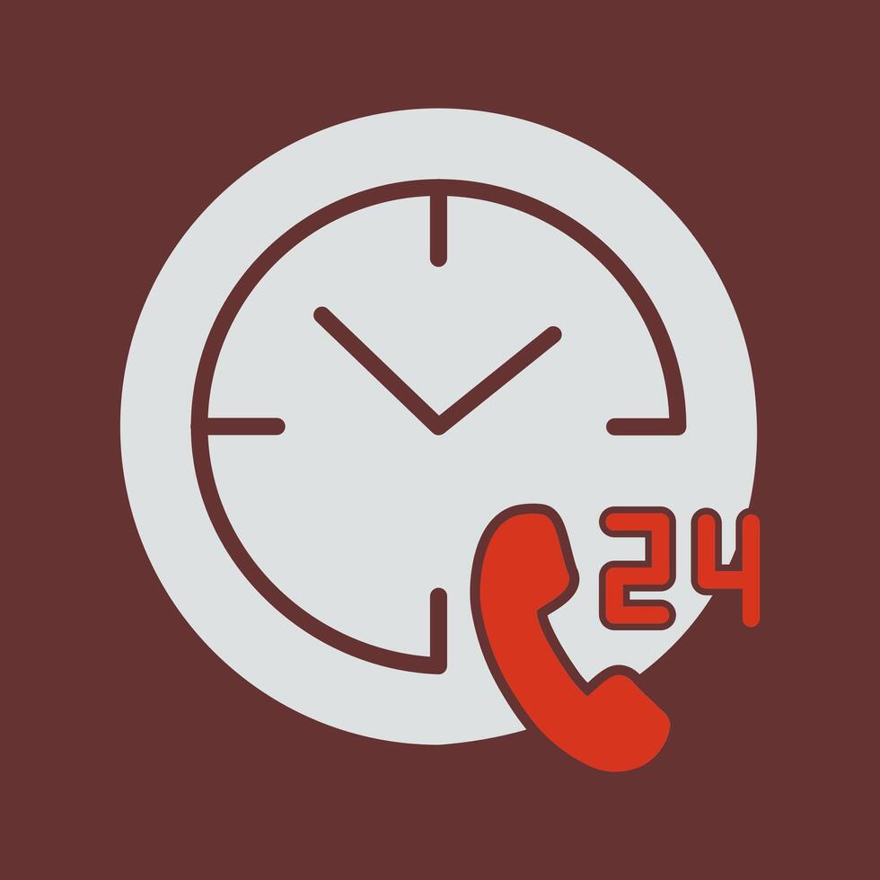 Phone Assistance Icon Design vector