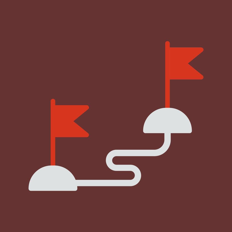 Milestones Icon Design vector