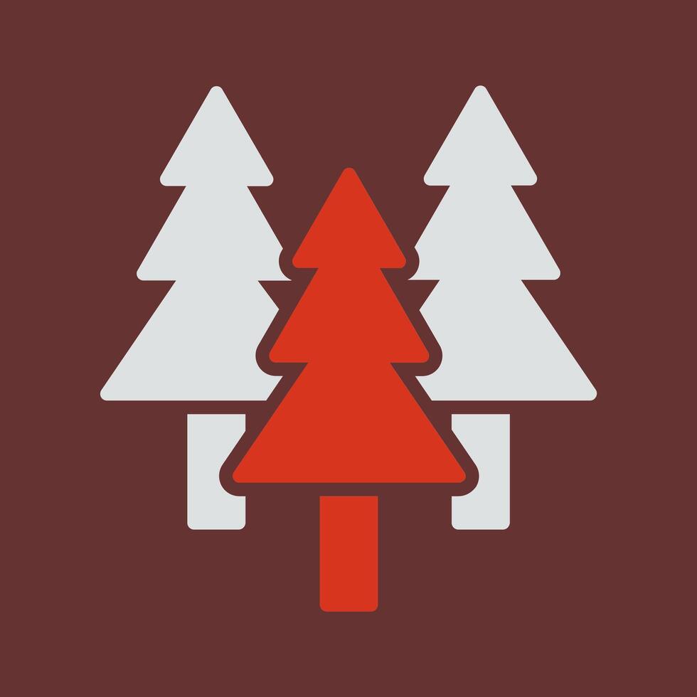 Evergreen Tree Icon Design vector