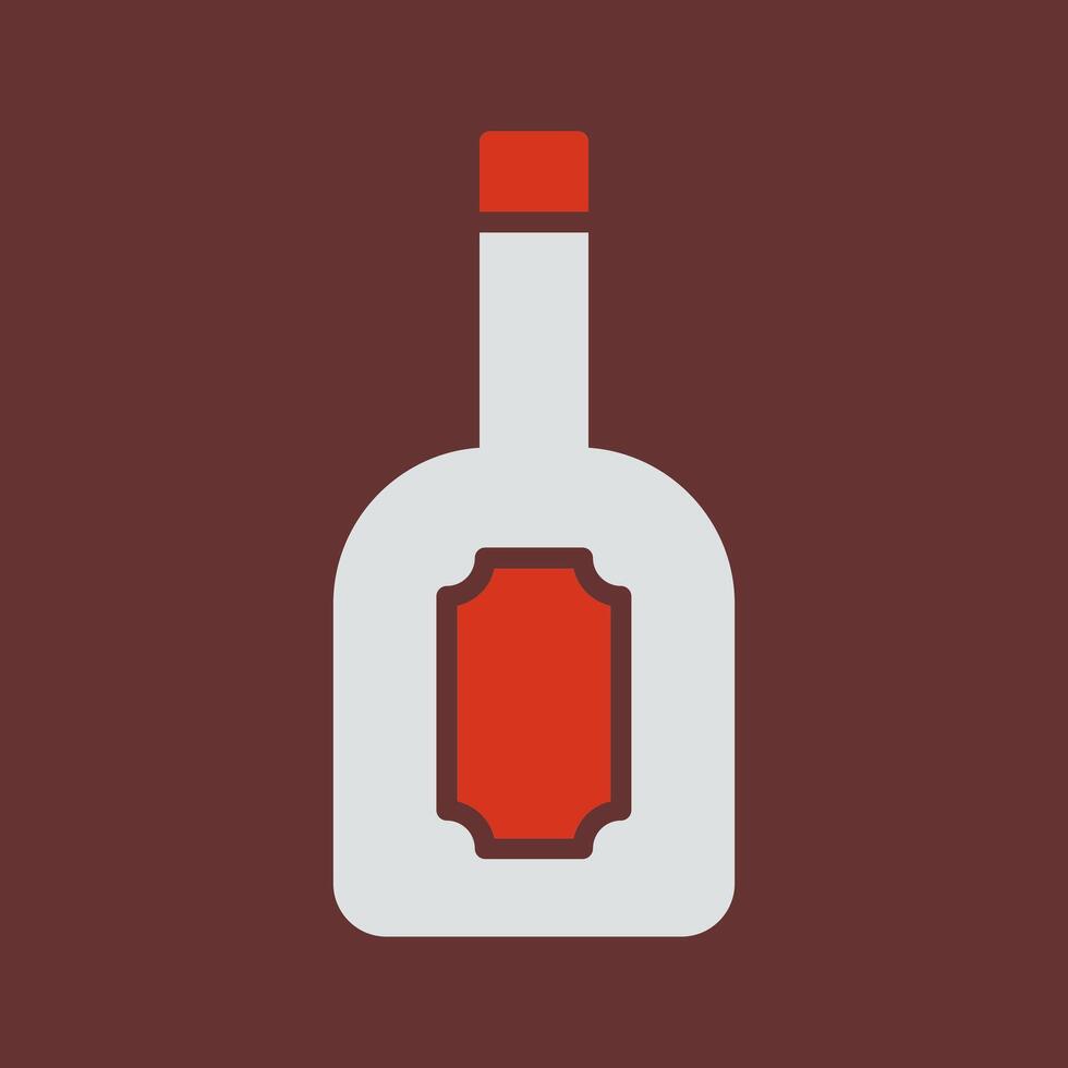 Wine Label Icon Design vector
