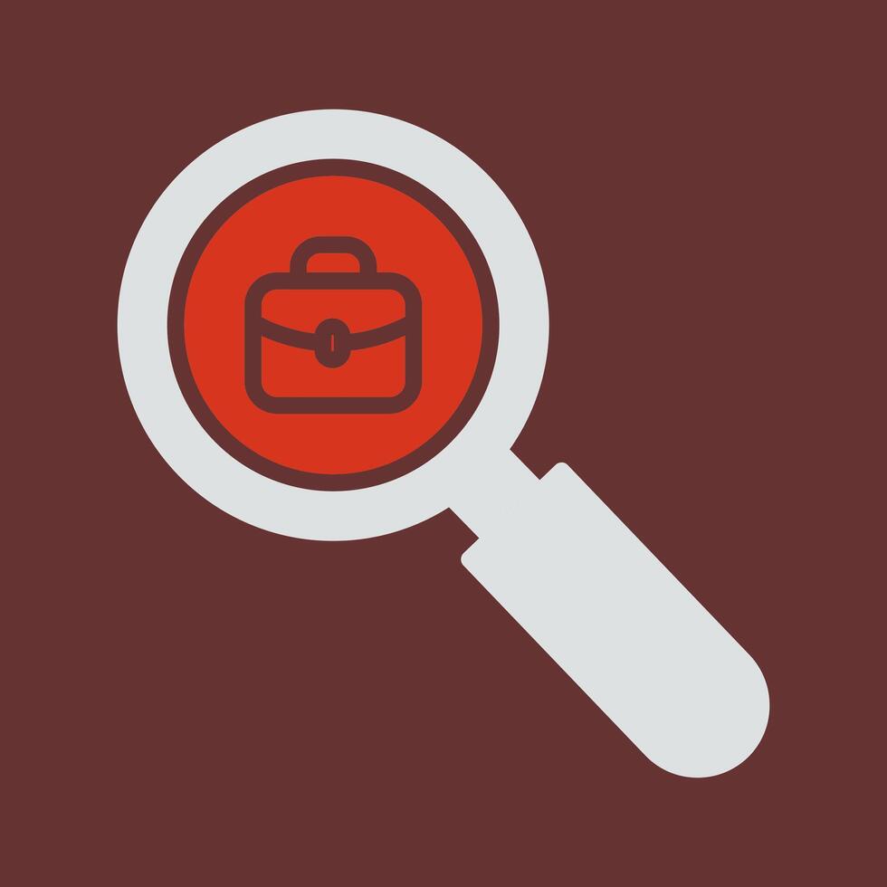 Job Hunting Icon Design vector