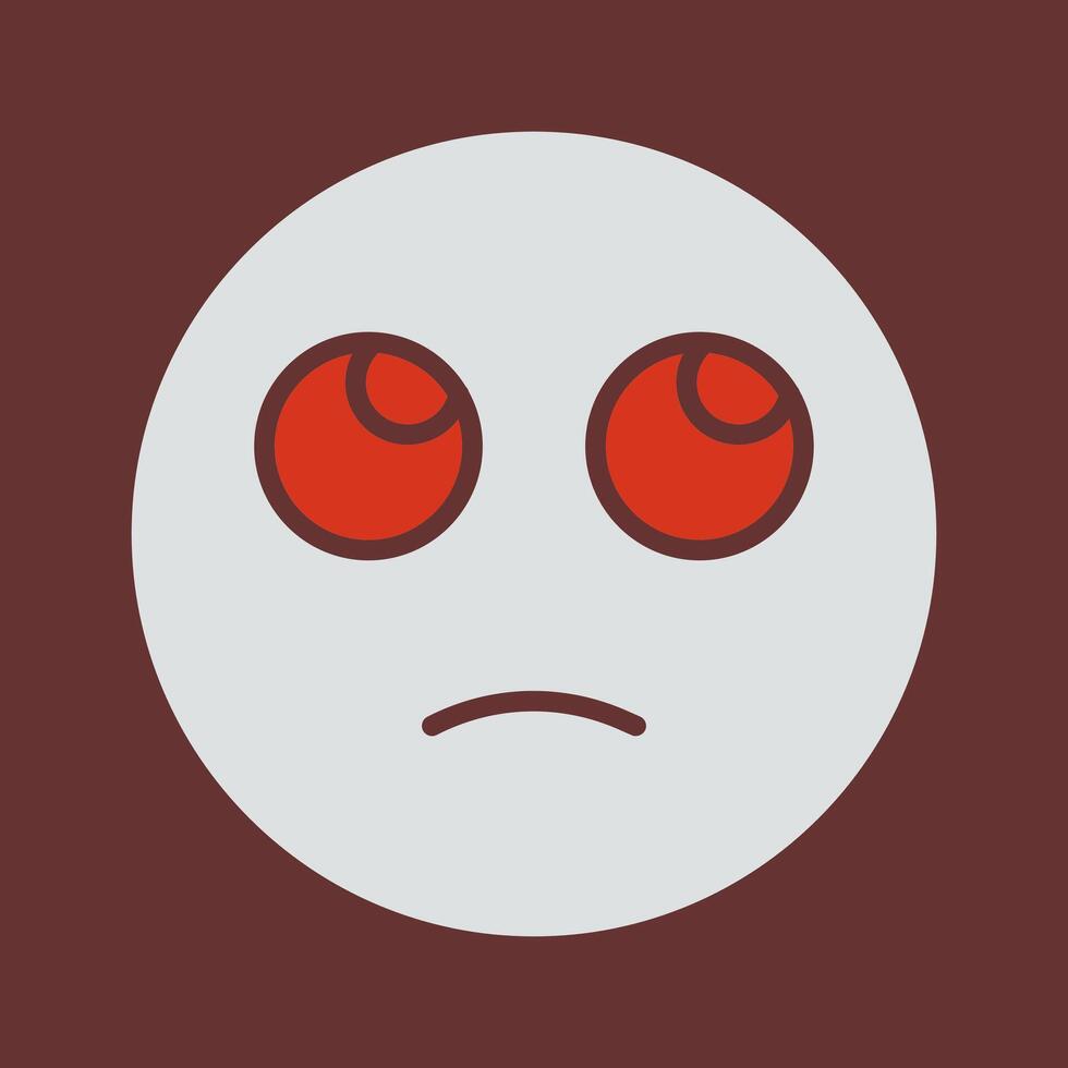 Face with Rolling Eyes Icon Design vector