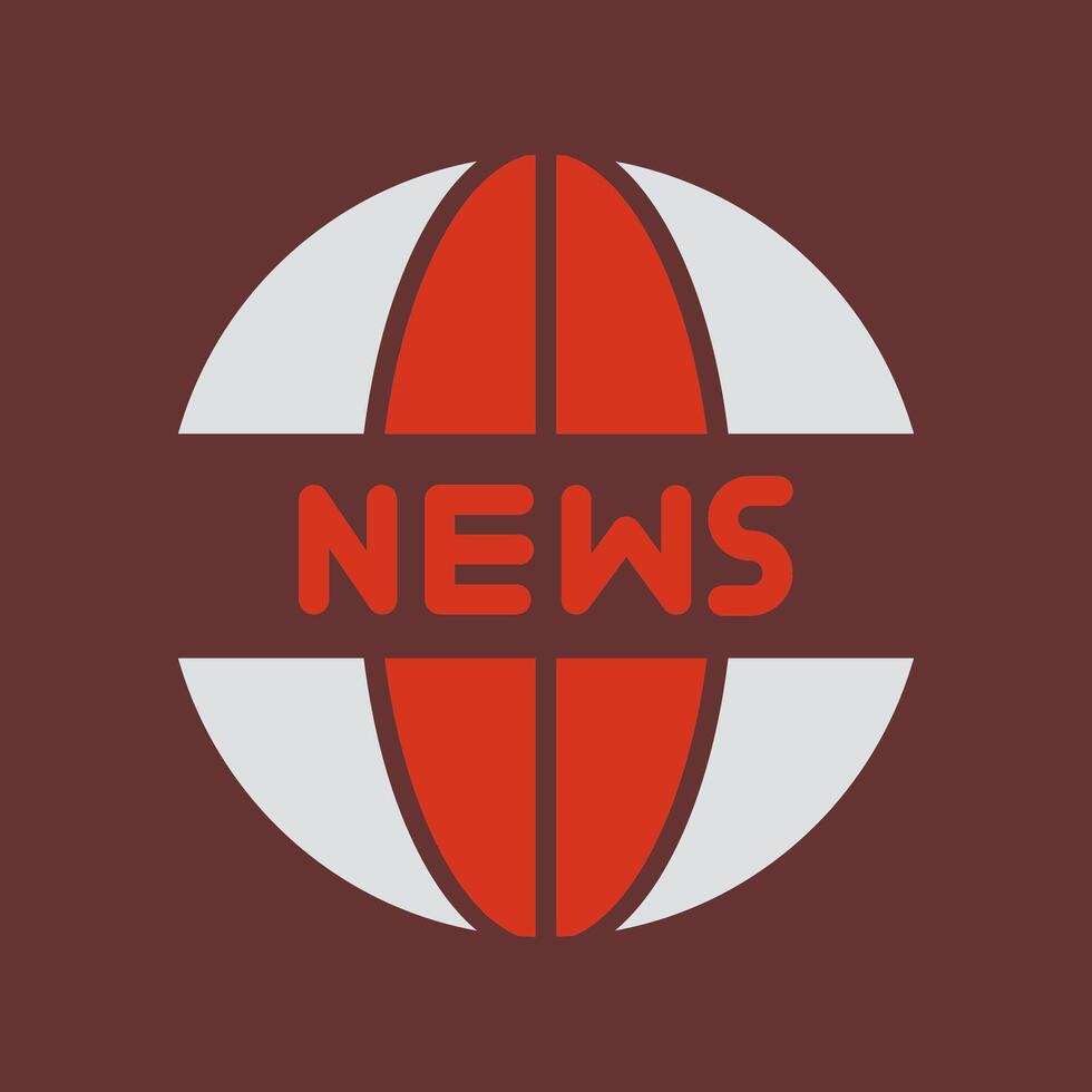 News Website Icon Design vector